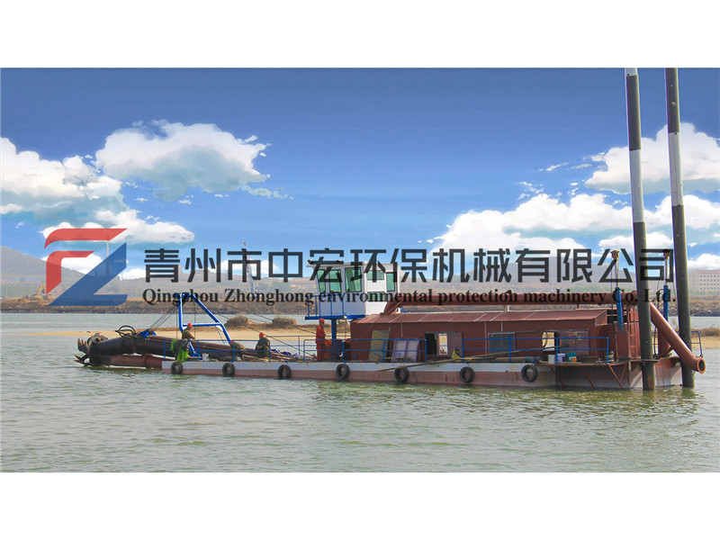 絞吸式抽沙船