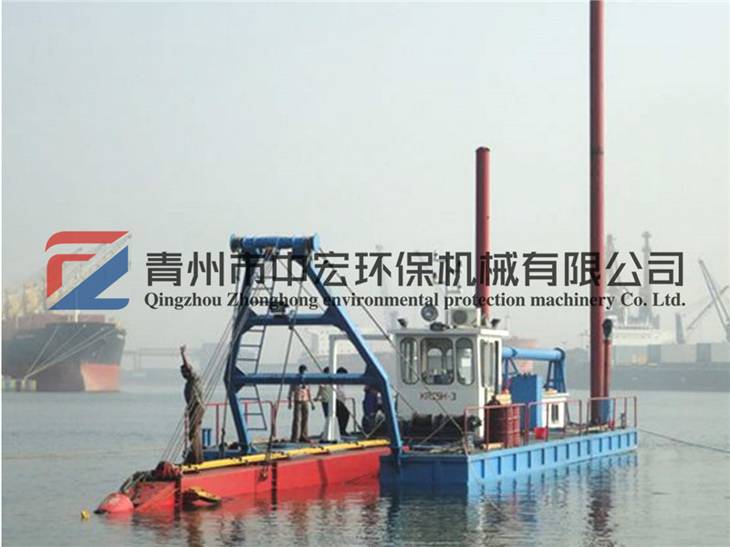 絞吸式抽沙船
