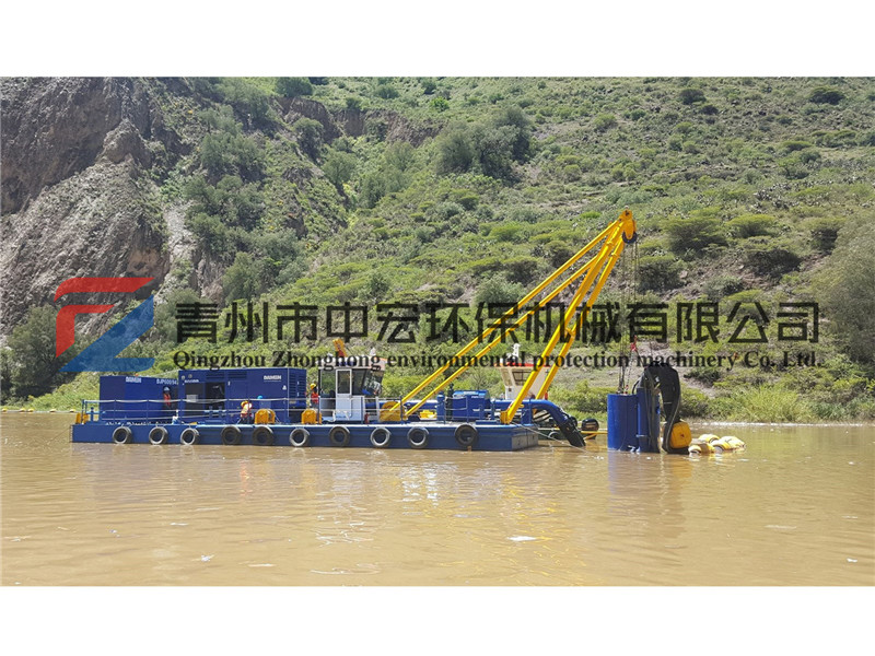 絞吸式抽沙船
