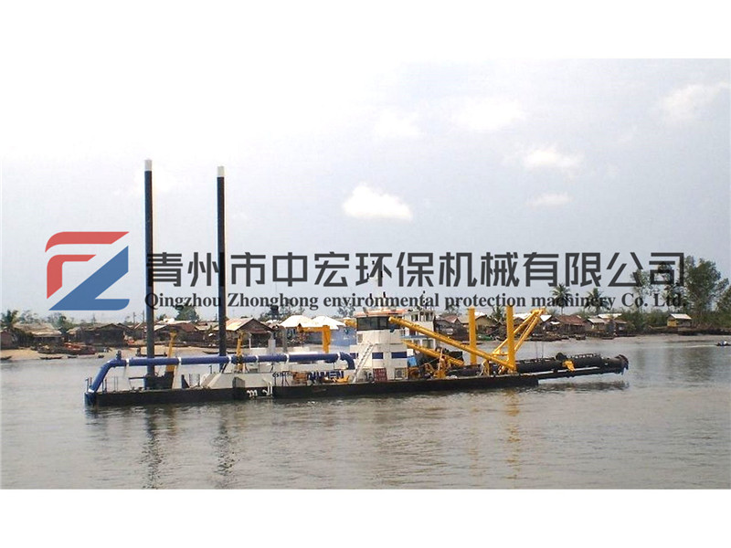 絞吸式抽沙船